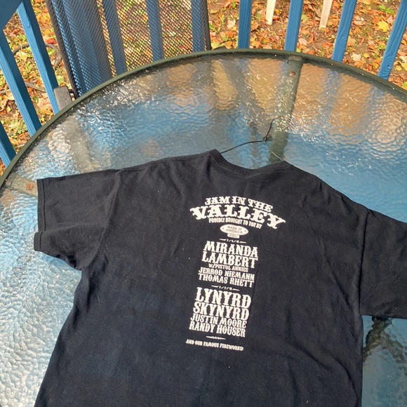 Jam in the Valley Country Concert T shirt 2012 size XL Lynyrd Skinner,etc - Picture 4 of 5